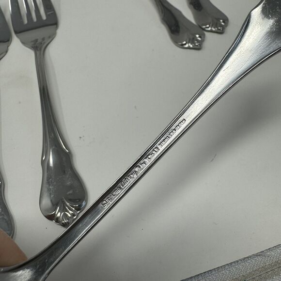 51 Pc Towle Supreme Cutlery Stainless Japan Flatware Set - Picture 9 of 10